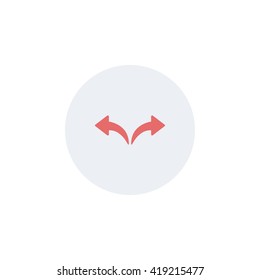 Icon left and right arrows. Forward and backward.