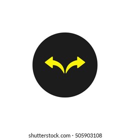 Icon left and right arrows. Forward and backward.