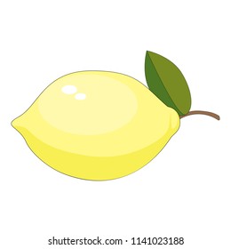 Icon lemon .Vector illustration.