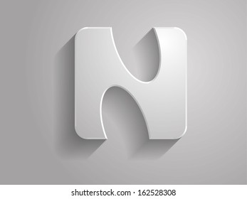 Icon of Letter. The font is developed by me