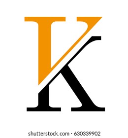 Icon letter K vector