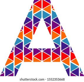 icon Letter A logo vectors, Design Template 