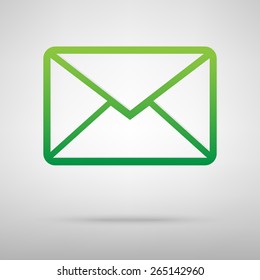 icon of letter. Vector illustration