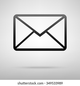 icon of letter. Vector illustration