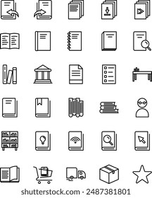 Icon of Library or book