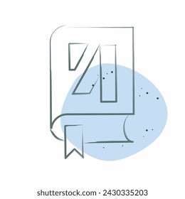 Biblioteca de iconos. relacionado con el símbolo de la oficina de correos. Estilo del punto del color. diseño simple editable. ilustración simple