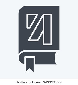 Icon Library. related to Post Office symbol. glyph style. simple design editable. simple illustration
