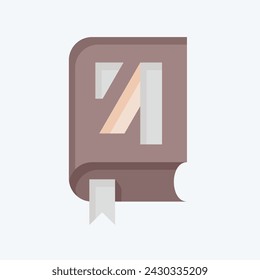 Biblioteca de iconos. relacionado con el símbolo de la oficina de correos. estilo plano. diseño simple editable. ilustración simple