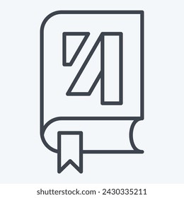 Icon Library. related to Post Office symbol. line style. simple design editable. simple illustration