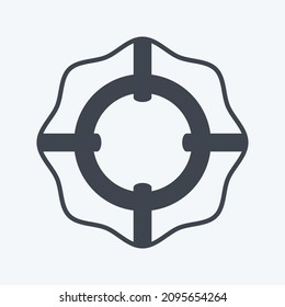 Icon Life Tube - Glyph Style - Simple illustration,Editable stroke,Design template vector, Good for prints, posters, advertisements, announcements, info graphics, etc.