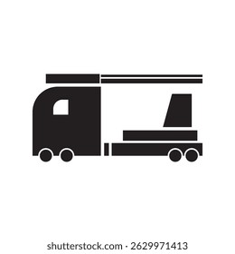 Icono de la máquina de elevación Ilustración Elemento Diseño