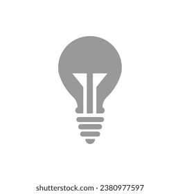 icon light bulb template design trendy