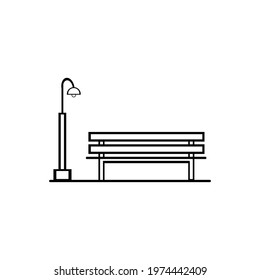 icon light and park bench design