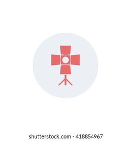Icon light for photo camera.