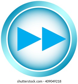 Icon light rewind symbol forward