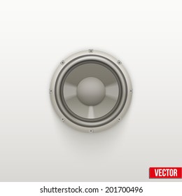 Icon Light Sound Load Speaker. Symbol of sound. Vector Illustration.