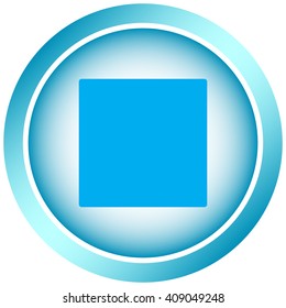 Icon light stop symbol