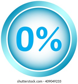 Icon light zero percent