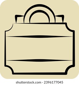 Icon Lightbox. related to Theatre Gradient symbol. hand drawn style. simple design editable. simple illustration