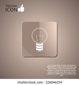 Icon lights on the background. Made in vector