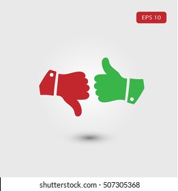 icon like dislike