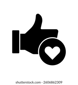 Icon a like, isolated against a clean background.