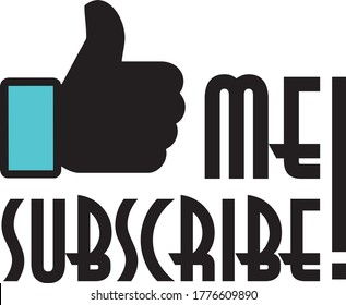 icon like me subscribe. eps.   