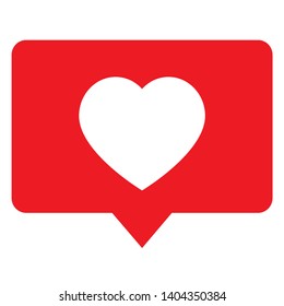 Icon like symbol, button. Social media, web, community, heart, business, love, application, share, logo, vote, networking, blog, information