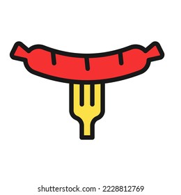 Icon Line about equipment of Party, birthday, celebration, gift, congratulation, happy and much more. editable file, Line icon style