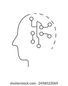 Ilustración de arte de línea de iconos Foto de stock de archivos de Vector contornos simples y detalles mínimos iconos, logotipos o ilustraciones