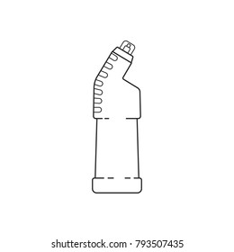 Icon line bottle detergent liquid for toilet