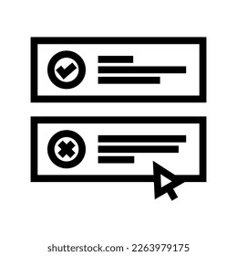 Icon Line, E-Learning, online learning. editable file.