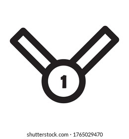 Icon line Final rank sport