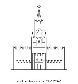 Icon Line Spasskaya Tower 