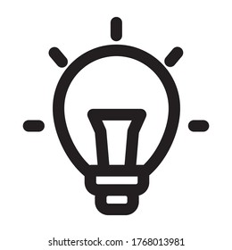 Icon line your idea light design