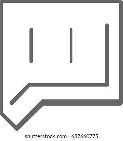 Icon from the lines dialog