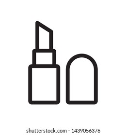 icon lipstick illustration vector design