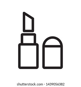 icon lipstick illustration vector design