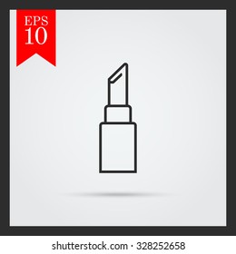 Icon of lipstick without cover
