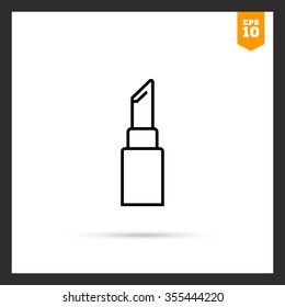 Icon of lipstick without cover