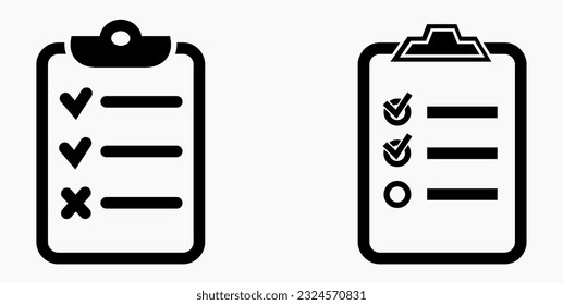 Icon list. Label catalog or scrol. Bil or calendar. Docket. Nomenclature, beadroll, sked. Vector icon.
