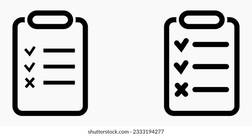 Icon list. Label catalog or scrol. Bil or calendar. Docket. Nomenclature, beadroll, sked. Vector icon.
