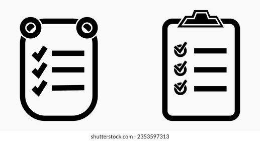 Icon list. Label catalog or scrol. Bil or calendar. Docket. Nomenclature, beadroll, sked. Vector icon.
