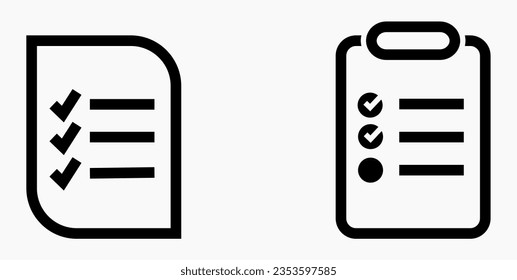 Icon list. Label catalog or scrol. Bil or calendar. Docket. Nomenclature, beadroll, sked. Vector icon.
