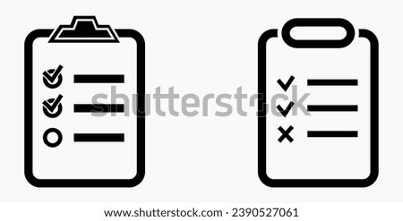 Icon list. Label catalog or scrol. Bil or calendar. Docket. Nomenclature, beadroll, sked. Vector icon.
