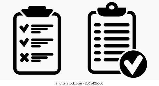 Lista de iconos o lista, planificación, registro. Catálogo de etiquetas o scrol, bil, calendario, cuentagotas, nomenclatura, rollo de abalorios, marcados. Icono del vector.
