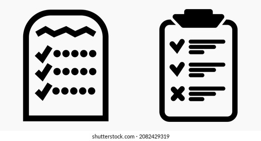 Icon list or roster, schedule, register. Label catalog or scrol. Bil or calendar. Docket. Nomenclature, beadroll, sked. Vector icon.