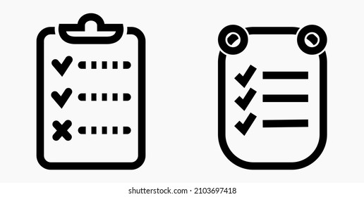 Icon list or roster, schedule, register. Label catalog or scrol. Bil or calendar. Docket. Nomenclature, beadroll, sked. Vector icon.