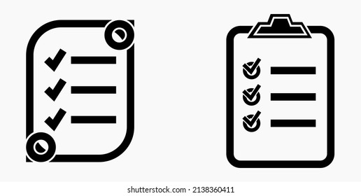 Icon list or roster, schedule, register. Label catalog or scrol. Bil or calendar. Docket. Nomenclature, beadroll, sked. Vector icon.