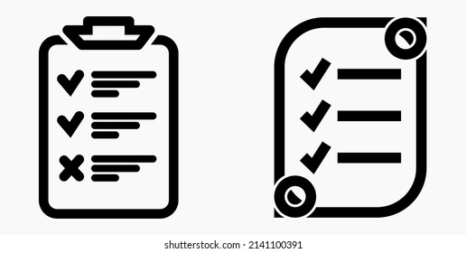 Icon list or roster, schedule, register. Label catalog or scrol. Bil or calendar. Docket. Nomenclature, beadroll, sked. Vector icon.